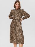 Numph Harlem Animal Print Dress, Tiger's Eye