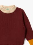 Little Green Radicals Baby Colour Block Knit Jumper