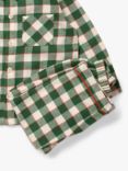 Little Green Radicals Baby Fern Check Pyjamas, Fern Green