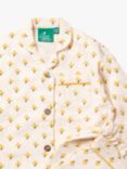 Little Green Radicals Kids' Cotton Classic Pyjamas, Golden Flowers