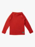 Little Green Radicals Kids' Organic Cotton Waffle Top, Hazelnut