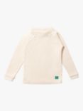 Little Green Radicals Baby Waffle Long Sleeve Top, Cream