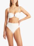 Sea Level Spinnaker U Bar Bandeau Bikini Top, White