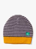 Little Green Radicals Kids' Stripe Beanie, Dreamy Blue