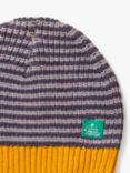 Little Green Radicals Kids' Stripe Beanie, Dreamy Blue