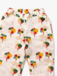 Little Green Radicals Baby Tree Reversible Trousers, Cream/Multi