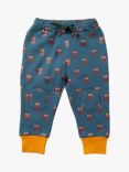 Little Green Radicals Kids' Organic Cotton Joggers, Twit Twoo