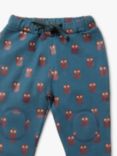 Little Green Radicals Kids' Organic Cotton Joggers, Twit Twoo