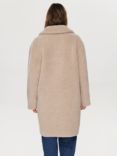 Numph Elliot Reversible Boucle Coat, Sesame