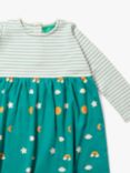 Little Green Radicals Baby Skies Long Sleeve Dress, Turquoise Skies