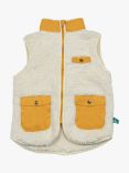 Little Green Radicals Baby Fleece Gilet, Cream