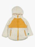 Little Green Radicals Baby Zip Fleece Jacket, Cream