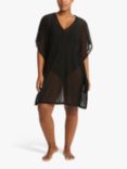 Sea Level Mesh Kaftan, Black