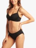 Sea Level Essentials Cross Front Moulded Underwire Bikini Top