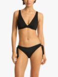 Sea Level Longline Underwire Bikini Top, Black