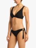 Sea Level Longline Underwire Bikini Top, Black