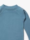 Little Green Radicals Baby Waffle Long Sleeve Top, Dreamy Blue