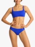 Sea Level Regular High Leg Bikini Bottoms, Cobalt