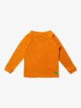 Little Green Radicals Kids' Organic Cotton Waffle Top, Golden Ochre