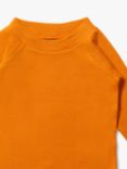 Little Green Radicals Kids' Organic Cotton Waffle Top, Golden Ochre