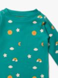 Little Green Radicals Baby Skies Long Sleeve T-Shirt, Turquoise Skies