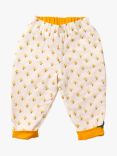 Little Green Radicals Baby Flower Reversible Trousers, Multi