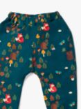 Little Green Radicals Baby Forest Cosy Joggers, Dark Green