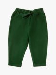 Little Green Radicals Kids' Comfy Organic Cotton Corduroy Trousers, Vintage Green