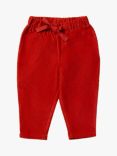 Little Green Radicals Kids' Comfy Organic Cotton Corduroy Trousers, Hazelnut