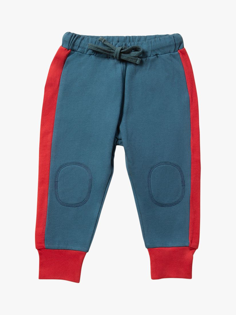 Little Green Radicals Kids Organic Cotton Joggers Mallard Blue