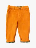 Little Green Radicals Kids' Organic Cotton Corduroy Jeans, Golden Ochre