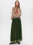 Numph Nuea Maxi Skirt, Botanical Green