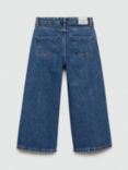 Mango Kids' Culotte Jeans, Open Blue