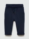 Mango Baby Nantes Trousers, Navy