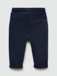 Mango Baby Nantes Trousers, Navy