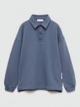 Mango Kids' Cotton Polo Sweatshirt