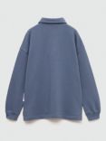 Mango Kids' Cotton Polo Sweatshirt