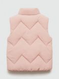 Mango Kids' Lupita Gilet, Pink