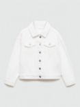 Mango Alice Denim Jacket, White