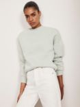 Mint Velvet Seam Detail Sweatshirt, Green