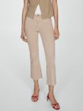 Mango Sienna Flare Jeans, Beige