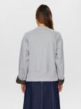 Numph Nuzari Sweatshirt, Grey Melange