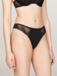 Tommy Hilfiger Lace Thong, Black