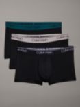 Calvin Klein Low Rise Cotton Stretch Trunks, Pack of 3, Black,Multi