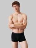 Calvin Klein Low Rise Cotton Stretch Trunks, Pack of 3, Black,Multi