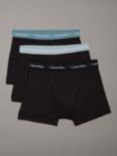 Calvin Klein Cotton Stretch Waistband Trunks, Pack of 3, Black