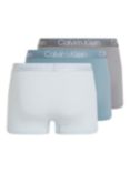 Calvin Klein Logo Waistband Trunks, Pack of 3, Troposphere