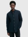 AllSaints Lovell Long Sleeve Shirt, Navy