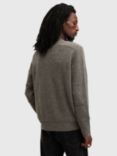 AllSaints Pointer Wool Blend Crew Jumper, Taupe