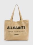 AllSaints Underground Acid Tote Bag, Brown Mid